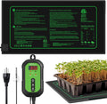 10"x 20" Seedling Heat Mat and Digital Thermostat Combo Set - KOKOPRO Warm Hydroponic Heating Pad for Seed Germination Indoor Gardening Greenhouse for Reptiles Seedlings Incubation Fermentation