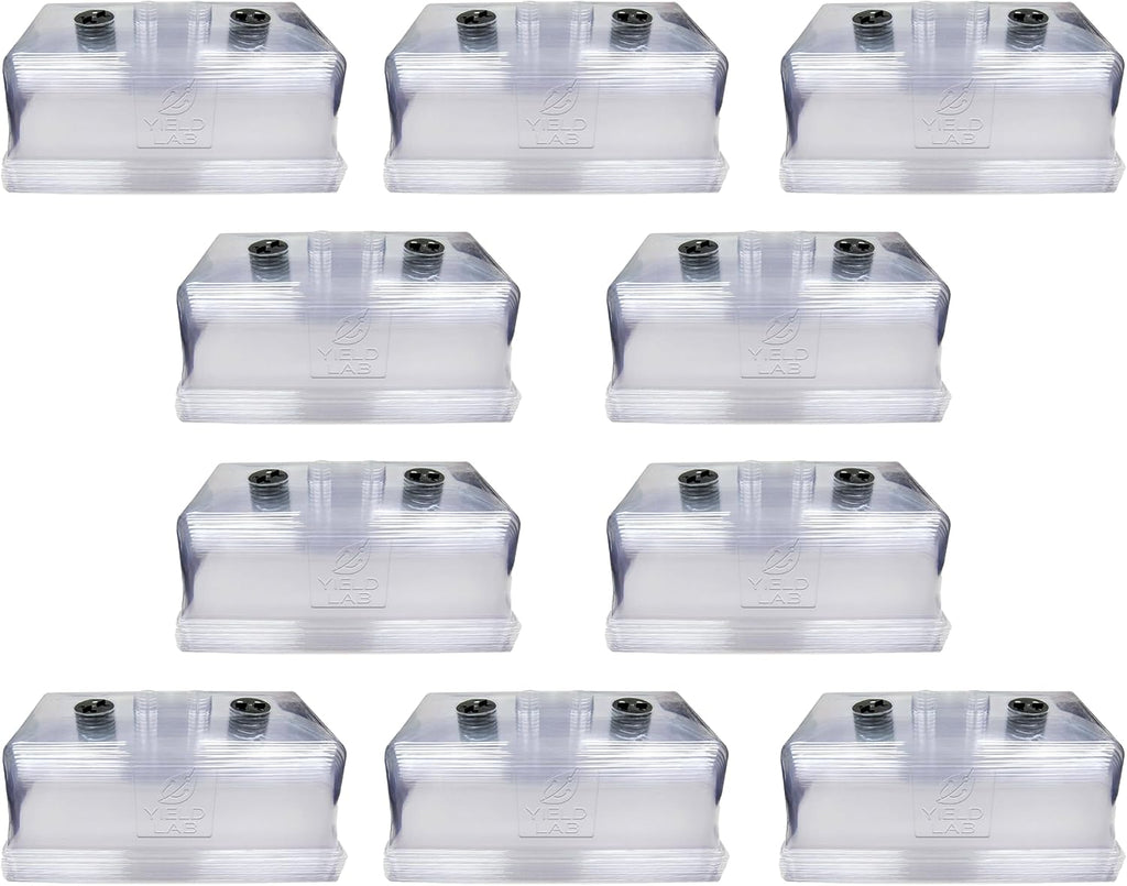 7 Inch Propagation Dome - 100 Pack Humidity Vented Domes – Plant Growing Dome for Seedling, Germination, Soil & Hydroponic Horticulture