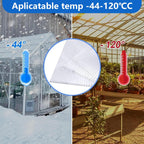 DGSL 14 Pcs Polycarbonate Greenhouse Panels, 4' x 2' x 0.16'' Twin-Wall Panels, Polycarbonate Sheet for All Weather Outdoor Garden and Greenhouse Covering