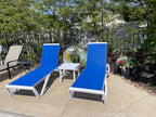Domi Pool Patio Lounger Chair Outdoor Chaise Lounge Chair
