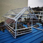 12' X 20' Clear Tarps Heavy Duty Waterproof PVC Vinyl 14 Mil Thick, Glass Tarpaulin with Metal Grommets, Protects Against Water, Tear, Cold Weather Resistan for Greenhouse Balcony Garden