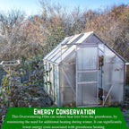 Farm Plastic Supply - 6 Mil White Plastic Sheeting - Overwintering Film, 6 Mil White Plastic Film, Greenhouse Plastic, Durable Plastic Sheeting (28' x 50')