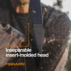 Fiskars X15 Splitting Axe, Tree Branch Cutter and Wood Splitter (23.5-Inch Axe) with Shock-Absorbing Handle