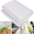 6 Mil Clear Greenhouse Plastic Sheeting,Transparent Plastic Film for Greenhouse, Resistant Polyethylene Film for Farm,Garden (6.5ftx9.8ft)