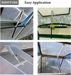 BIBISTORE Solar Heat Sensitive Automatic Greenhouse Window Opener Hothouse Vent Openers Auto Vent Kit Greenhouse Accessories-(Two Springs,Lifts 15.4 Lbs)
