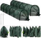 2 in 1 Portable Greenhouse Protection from Sun Heat,Garden Tunnel Shade Net Cover with Quick-Release Technology,Row Covers for Vegetables Plant Cover from Sun (Pack 2)