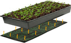 Hydrofarm Jump Start MT10006, 17 Watt UL Certified Seedling, 8.875"x19.5", Black