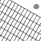 Fencer Wire 16 Gauge Black Vinyl Coated Welded Wire Mesh Size 0.5 inch by 1 inch (2 ft. x 100 ft.)