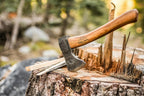 1844 Helko Werk Germany Traditional Wölfling Hatchet - Made in Germany Compact Ultralight Bushcraft Backpacking Hand-Forged Hatchet Head 0.75 lbs, Handle 10.5 in (Wölfling) #11325
