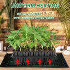 Seedling Heat Mat Durable Waterproof Plant Heating Pad 10"x 20.75" for Germination, Indoor Gardening, Greenhouse