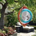 3D Animations Hummingbird Wind Spinner for Yard and Garden,12In Metal Wind Spinners Hummingbird Gift for Women Mom Grandma Wife,Outdoor Garden Decor Hanging Kinetic Yard Art Wind Sculpture