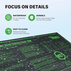 iPower 10" x 20" Waterproof Durable Seedling Heat Mat Warm Hydroponic Plant for Indoor Gardening Germination Starting, 2 Pack