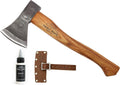 1844 Helko Werk Germany Traditional Rheinland Hatchet - Made in Germany Camping Hatchet and Bushcraft, Backpacking Handmade German Hatchet - Head 1.25 lbs, Handle 14 in. (Rheinland Hatchet) #11326