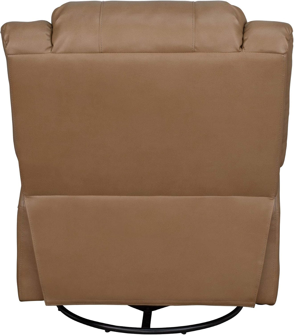 RecPro Charles Collection | 30" Swivel Glider RV Recliner | RV Living Room (Slideout) Chair | RV Furniture | Glider Chair (Toffee, 2-Pack)