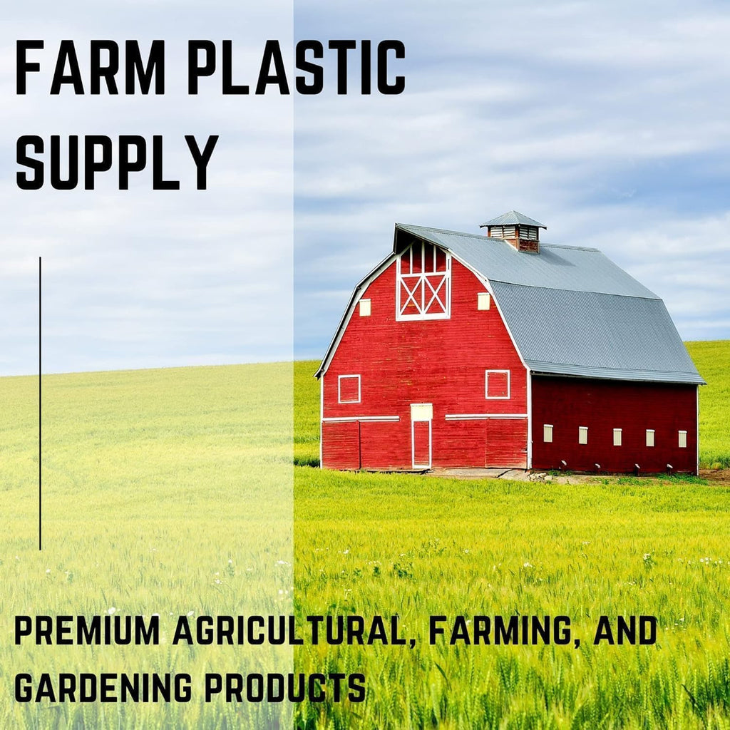 Farm Plastic Supply - Crawl Space Vapor Barrier - 10 Mil - Black Vapor Barrier, Thick Plastic Sheeting, Heavy Duty Polyethylene Film, Drop Cloth Covering for Crawlspace, Basement (5' x 100')