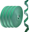 4 Rolls Plant Ties, Adjustable Garden Tape for Plant Twist Ties, Reusable Thicker Support for Growing Green Tape, Strong Grip, Tomato Vines Indoor Outdoor, 50 Ft X 0.47 Inch