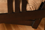 Kodiak Furniture Monterey Queen-size Futon, Espresso Finish with Oregon Trail Java Mattress