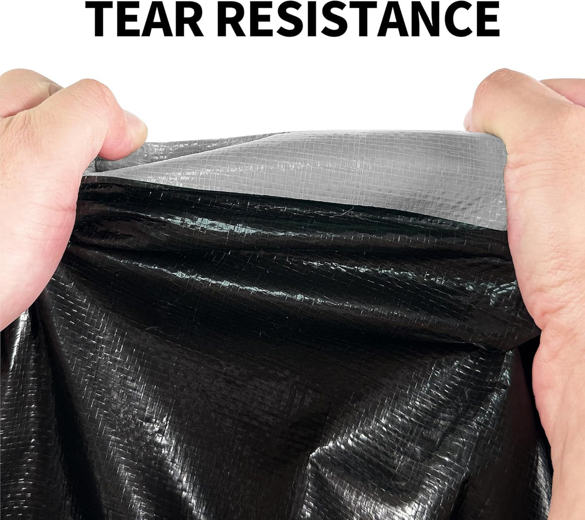 Tarp Heavy Duty 8x10ft Waterproof Tarps,10mil Uv Resistant,Multipurpose Silver/Black Tarps for Cars,Camping,Roof,Ship,Garden.by-MVPNET