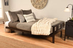 Kodiak Furniture Monterey Queen-size Futon, Espresso Finish with Oregon Trail Java Mattress