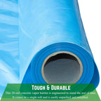 Farm Plastic Supply - Concrete Vapor Barrier - 20 mil - Heavy Duty Plastic Tarp, Polyolefin Vapor Barrier Plastic Sheeting, Painters Tarp, Roll of Heavy Duty Plastic (12' x 70')