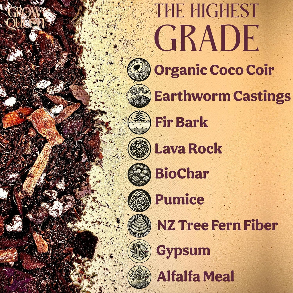 Craft Aroid Potting Mix- Elite Organic Alocasia, Philodendron, Monstera Soil Mix, Chunky, Well Draining Potting Soil for Indoor Plants, All Tropical Plants & Houseplants, Sustainable & Peat Free 4QT