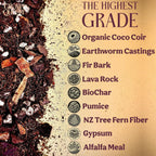 Craft Aroid Potting Mix- Elite Organic Alocasia, Philodendron, Monstera Soil Mix, Chunky, Well Draining Potting Soil for Indoor Plants, All Tropical Plants & Houseplants, Sustainable & Peat Free 4QT