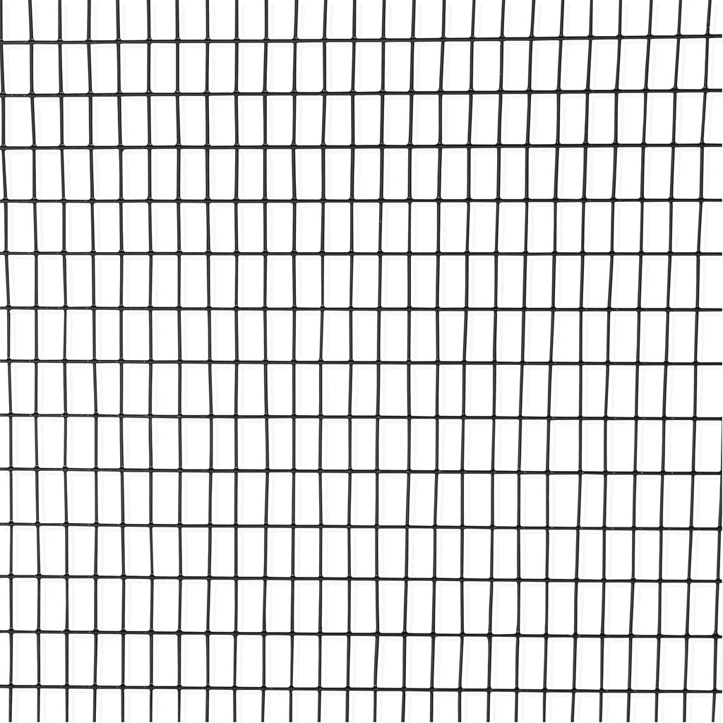 Fencer Wire 16 Gauge Black Vinyl Coated Welded Wire Mesh Size 0.5 inch by 1 inch (4 ft. x 50 ft.)