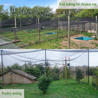 25X50 FT Bird Netting for Chicken Coop, 1 in Mesh, Woven Chicken Netting Roof Mesh Cover Garden Protection for Vegetables, Blueberry, Strawberry Plants, Fruit Trees.