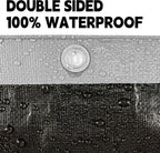 Tarp Heavy Duty 20x30ft Waterproof Tarps,10mil Uv Resistant,Multipurpose Silver/Black Tarps for Cars,Camping,Roof,Ship,Garden.by-MVPNET