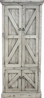 American Heartland MFG. Rustic Double Door Pantry, Rustic Dela Verria