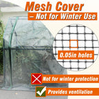 Gardzen Mini Greenhouse with Mesh Cover, Portable Outdoor Greenhouse, Enhanced Ventilation, Ideal for Spring, Summer & Fall 36.2"(L) x53.3(W) x66.1(H)