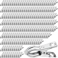 Upgraded 200 PCS Garden Clips, Greenhouse Clamps 100% Stainless Steel Heavy Duty Greenhuose Clips for Netting - Strong Grip to Hold Down Shade Cloth or Plant Cover on Garden Greenhouse Hoops