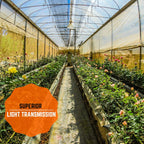 Farm Plastic Supply - Clear Greenhouse Plastic Sheeting - 6 mil - (25' x 9') - 4 Year UV Resistant Polyethylene Greenhouse Film, Hoop House Green House Cover for Gardening, Farming, Agriculture