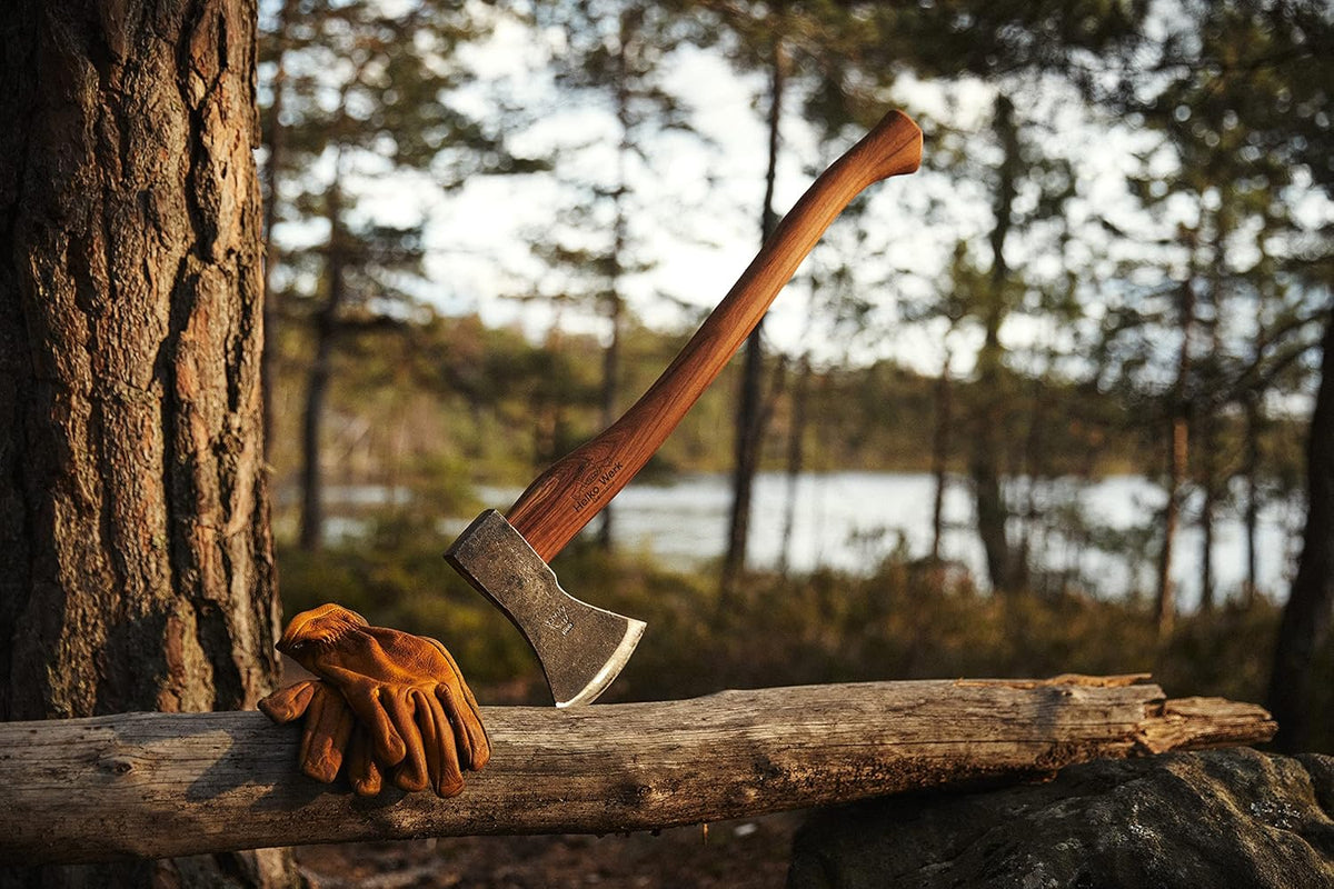 1844 Helko Werk Germany Axe Collection - 10 Traditional Axes - Hinterland, Saxon, Spaltaxt, Mini Spalter, Bavarian, Hessen, Black Forest Woodworker, Rheinland Pack Axe, Rheinland Hatchet, Wölfling