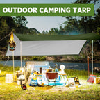 Green/Silver Heavy Duty Waterproof Tarp 20x40FT, 12mil Thick，Multifunctional tarp Whit Tear&Fade Resistant,UV Resistant,with Grommets and Reinforced Edges.