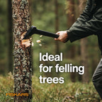 Fiskars X15 Splitting Axe, Tree Branch Cutter and Wood Splitter (23.5-Inch Axe) with Shock-Absorbing Handle